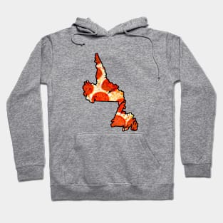 Newfoundland and Labrador Canada Pepperoni Pizza Hoodie